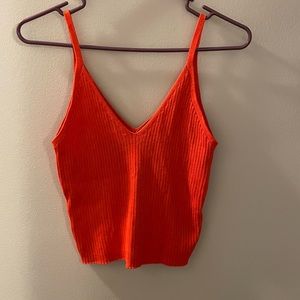 Nice Crop V Neck Sweater Tank…